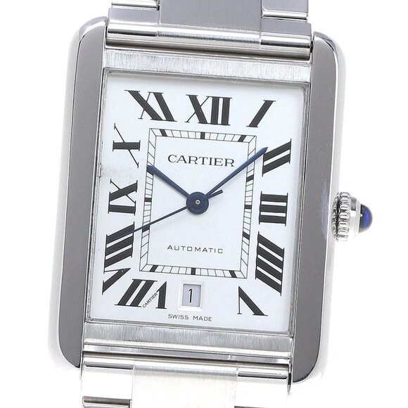 CARTIER Tank solo XL W5200028 Date Silver Dial Automatic Men's Watch_837238 - Picture 5 of 7